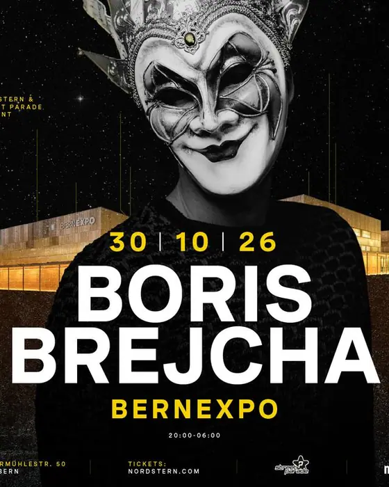 Affiche officielle de Boris Brejcha à Bernexpo (Bernexpo, Bern, Suisse, 30 octobre 2026)